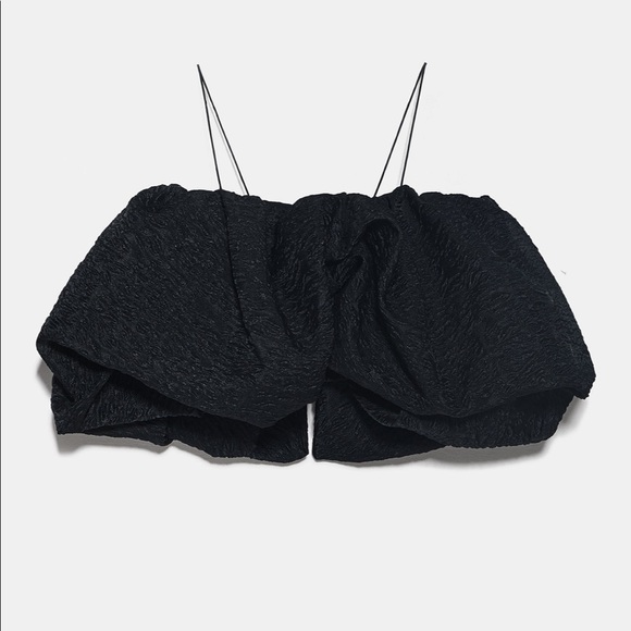 ZARA BNWT Voluminous Crop Top - Picture 8 of 8